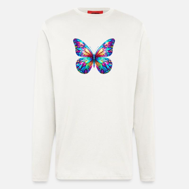 Butterfly - Longsleeve - made by SPREAD  - OFF WHITE