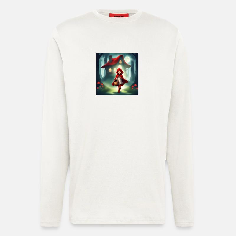Rotkäppchen, ein wunderbares Märchen - Langarmshirt - made by SPREAD  - OFF WHITE