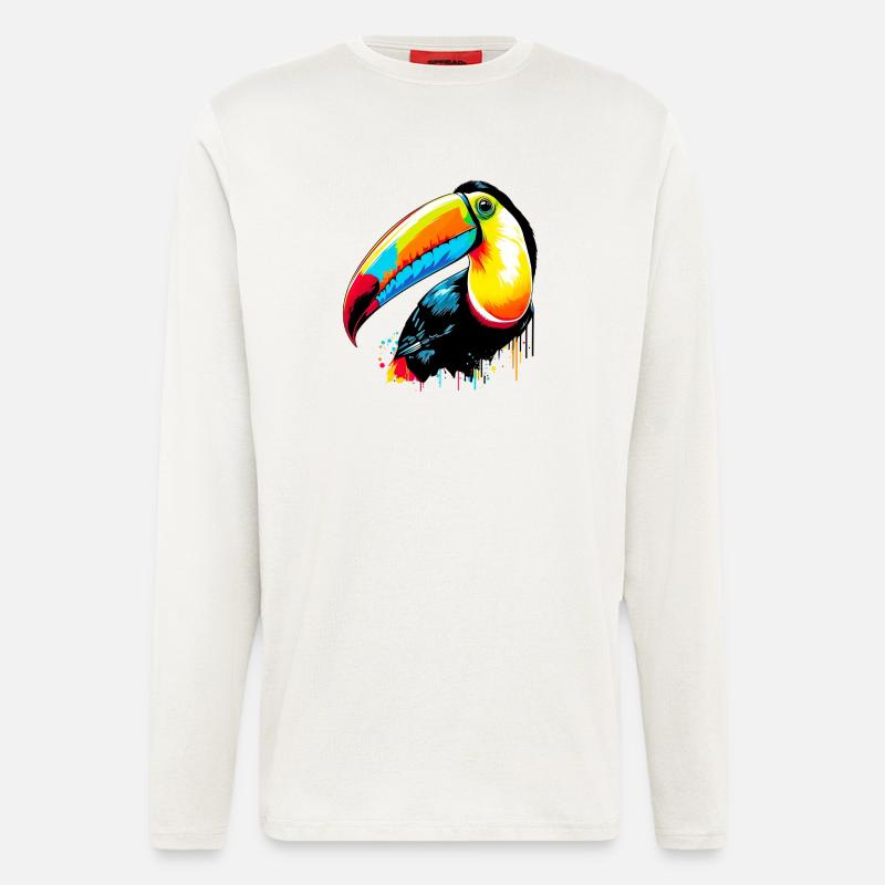 Tukan - Langarmshirt - made by SPREAD - OFF WHITE