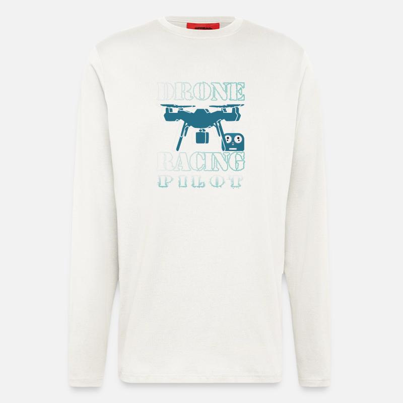 Drone Pilot - Longsleeve - made by SPREAD  - OFF WHITE