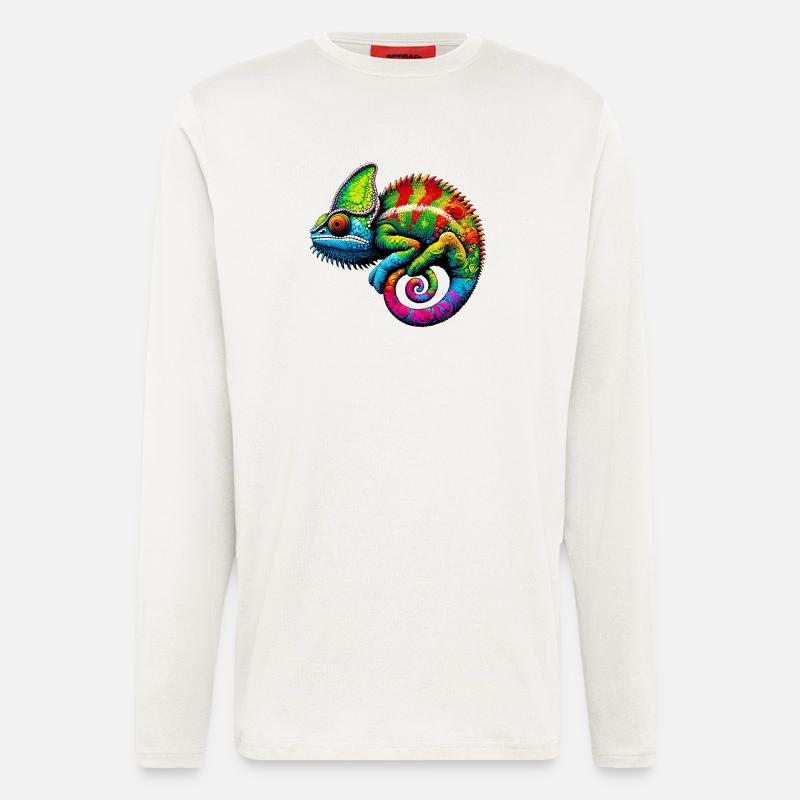 Chameleon - Longsleeve - made by SPREAD  - OFF WHITE