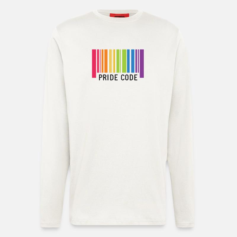 LGBT Pride Month - Pride Code - Longsleeve - made by SPREAD  - OFF WHITE