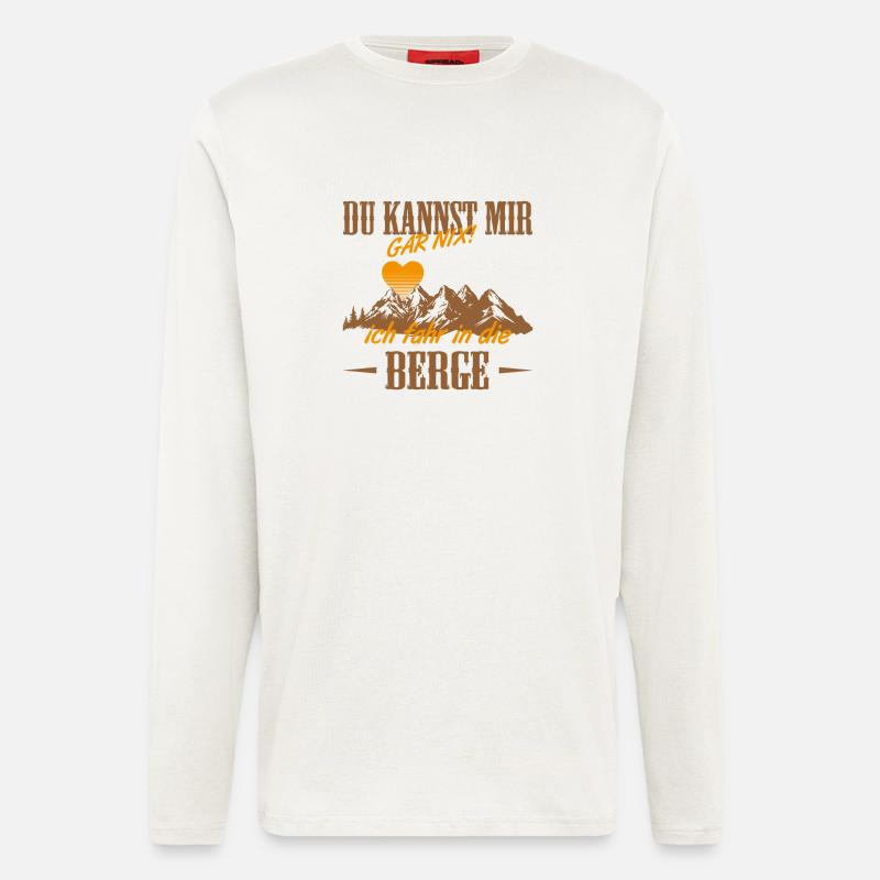 Berge Sehnsucht - Langarmshirt - made by SPREAD  - OFF WHITE