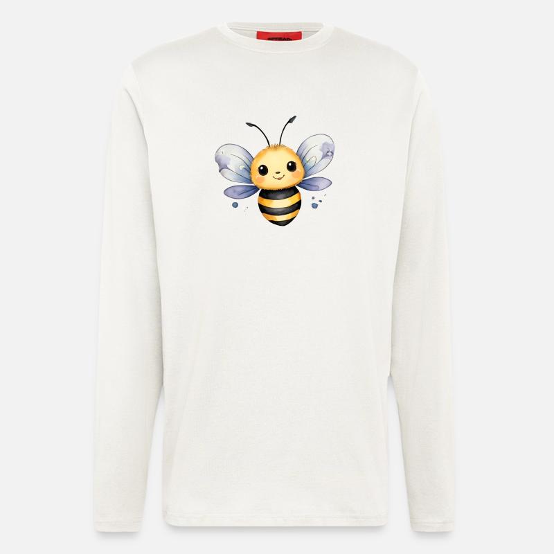 Kleines Bienchen - Langarmshirt - made by SPREAD  - OFF WHITE
