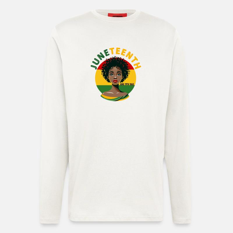 Juneteenth - Langarmshirt - made by SPREAD  - OFF WHITE