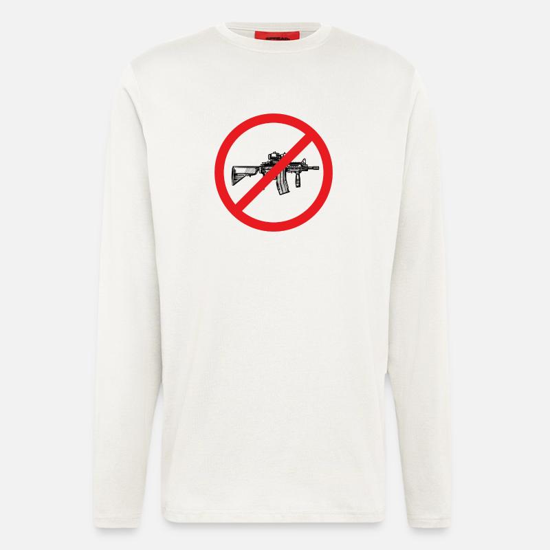 Stop War / Weapon Prohibited - Longsleeve - made by SPREAD - OFF WHITE