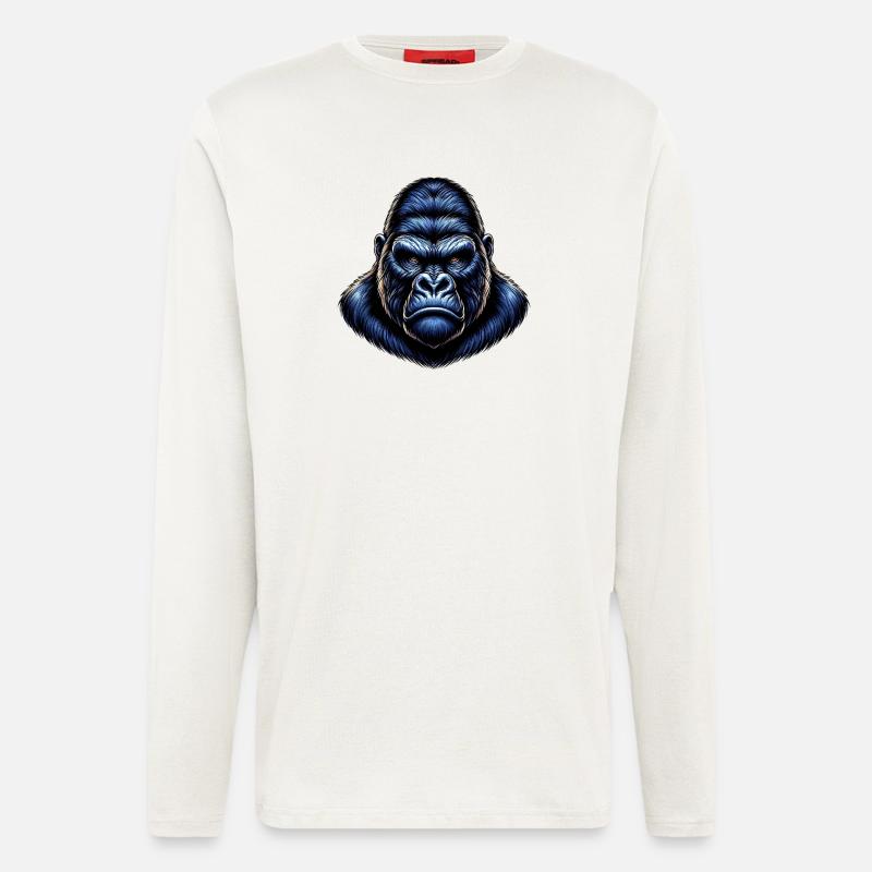 Gorilla - Langarmshirt - made by SPREAD  - OFF WHITE