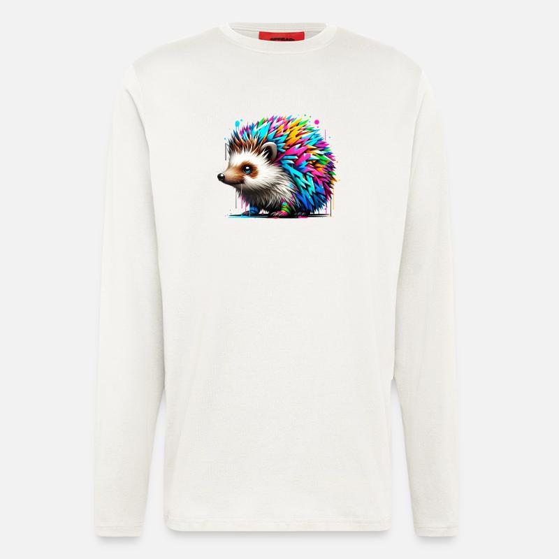Hedgehog - Longsleeve - made by SPREAD  - OFF WHITE