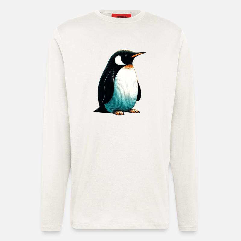 Penguin - Longsleeve - made by SPREAD  - OFF WHITE