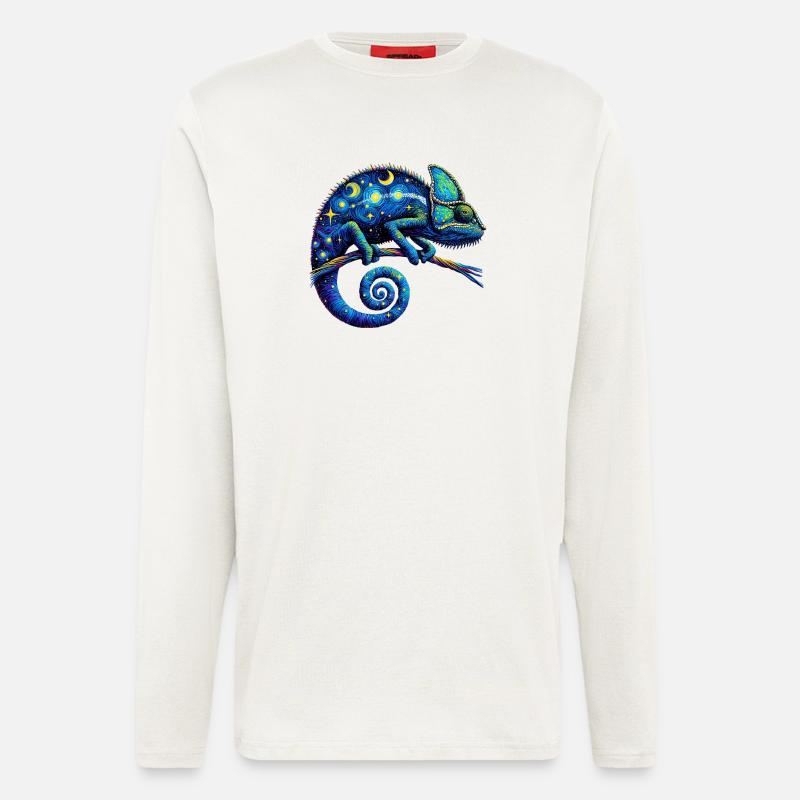 Chameleon - Longsleeve - made by SPREAD  - OFF WHITE