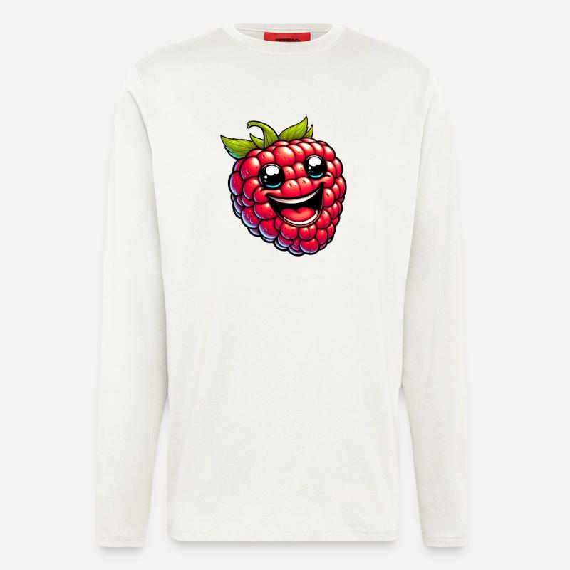 Raspberry Raspberries - Longsleeve - made by SPREAD  - OFF WHITE