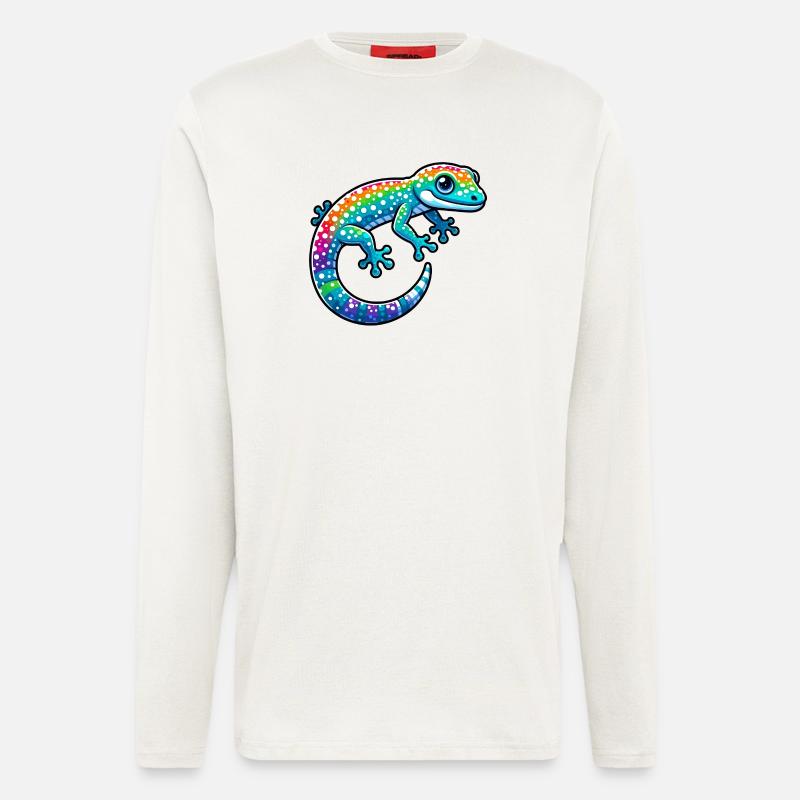 Gecko - Langarmshirt - made by SPREAD  - OFF WHITE