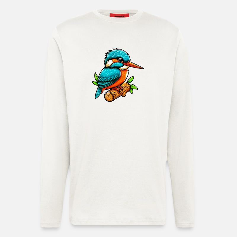 Eisvogel - Langarmshirt - made by SPREAD  - OFF WHITE