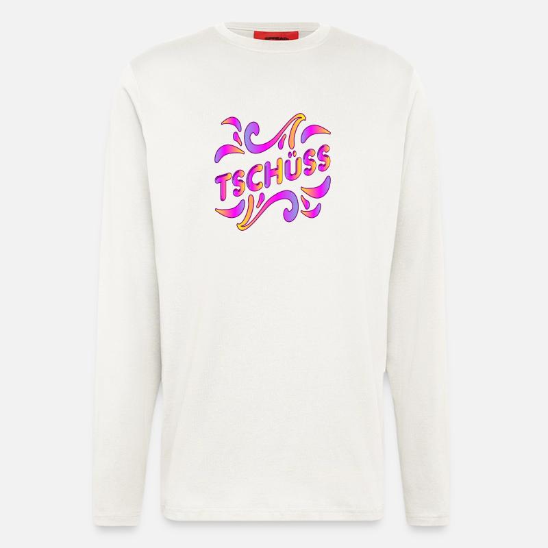 ABSCHIED TSCHÜSS - Langarmshirt - made by SPREAD  - OFF WHITE
