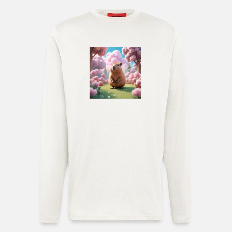 Capybara - Langarmshirt - made by SPREAD  - OFF WHITE