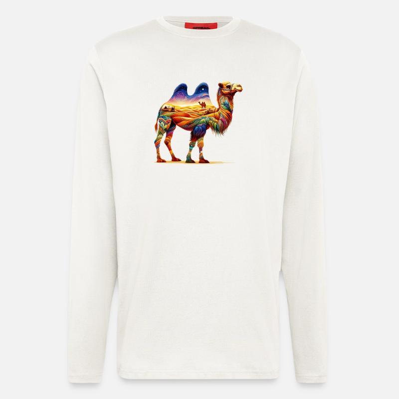 Kamel - Langarmshirt - made by SPREAD  - OFF WHITE