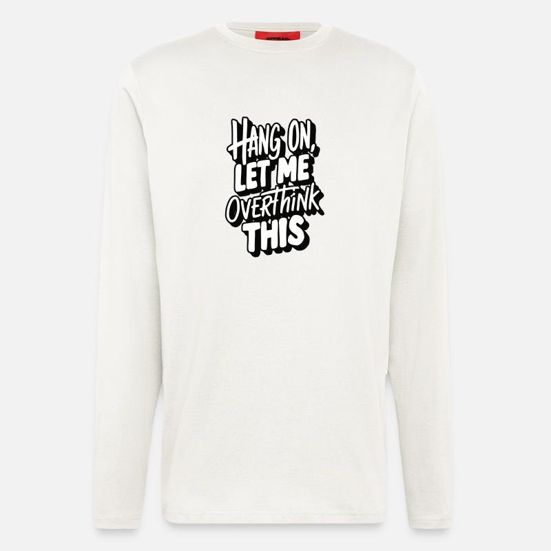 Motivationstext Freizeit Afrikanischer Stil - Langarmshirt - made by SPREAD  - OFF WHITE