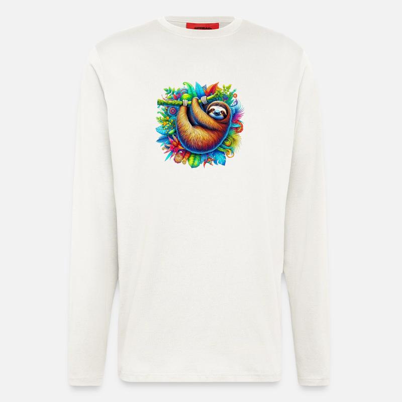 Sloth - Longsleeve - made by SPREAD  - OFF WHITE