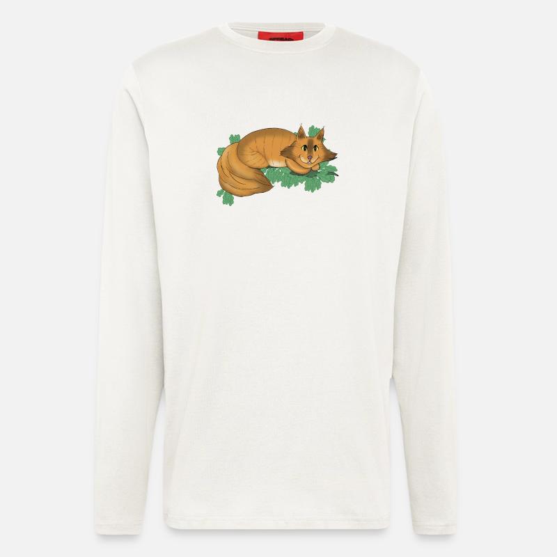 Fantasy Cheshire Grin - Longsleeve - made by SPREAD - OFF WHITE