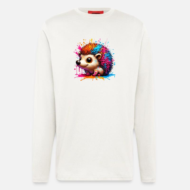 Igel - Langarmshirt - made by SPREAD - OFF WHITE