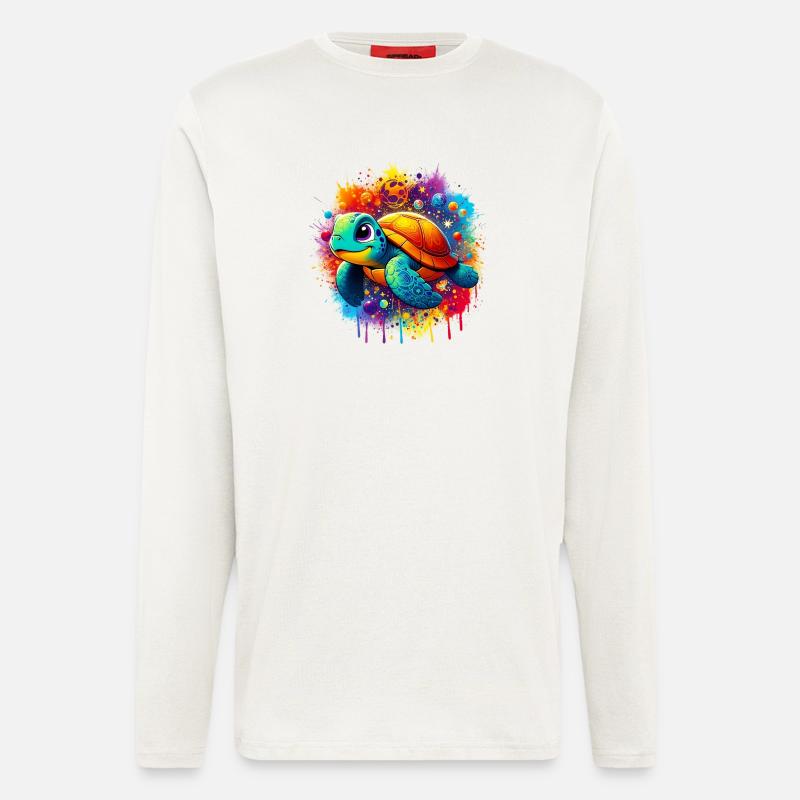 Turtle - Longsleeve - made by SPREAD  - OFF WHITE