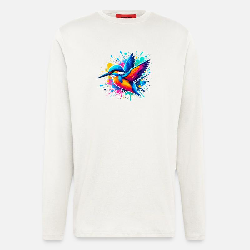Eisvogel - Langarmshirt - made by SPREAD  - OFF WHITE