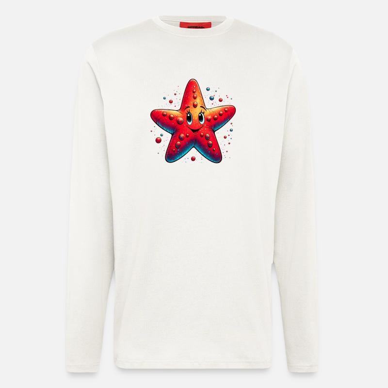 Seestern - Langarmshirt - made by SPREAD  - OFF WHITE