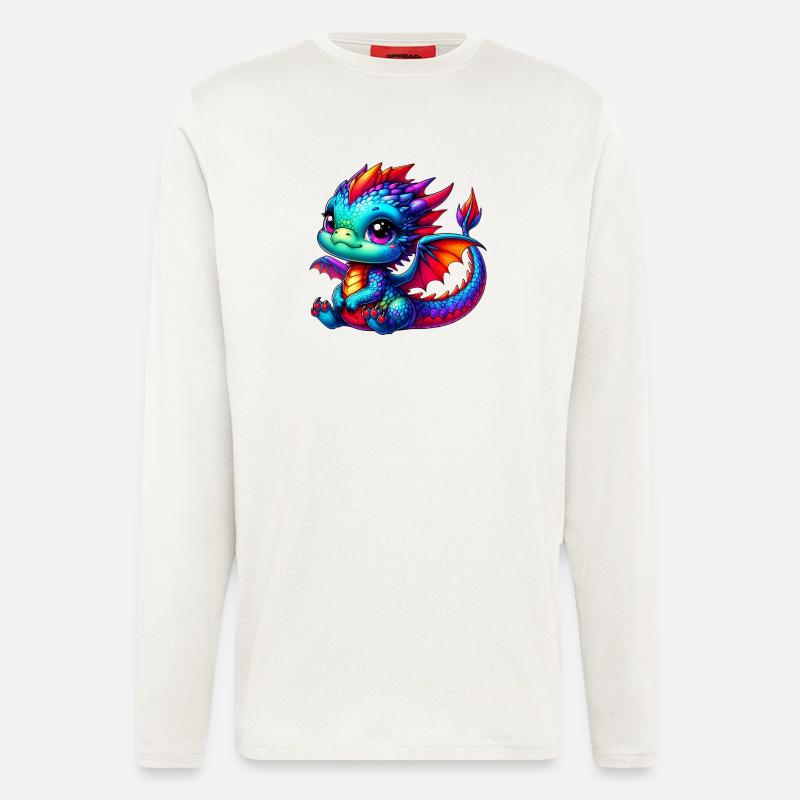 Drache - Langarmshirt - made by SPREAD  - OFF WHITE