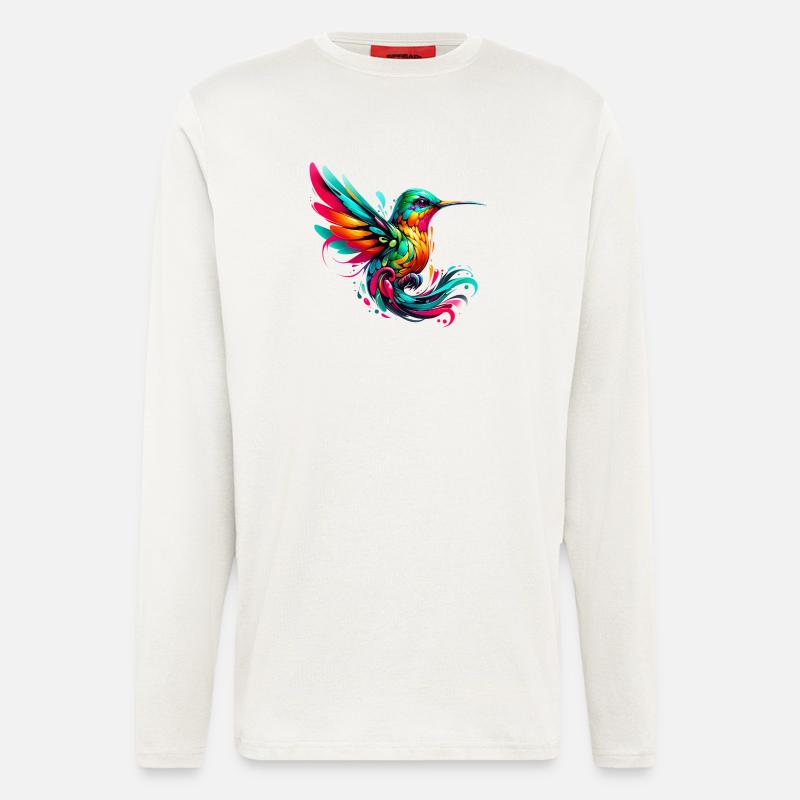 Kolibri - Langarmshirt - made by SPREAD  - OFF WHITE