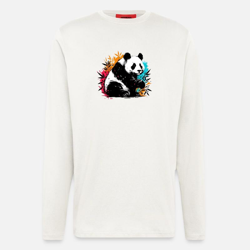 Panda - Longsleeve - made by SPREAD - OFF WHITE