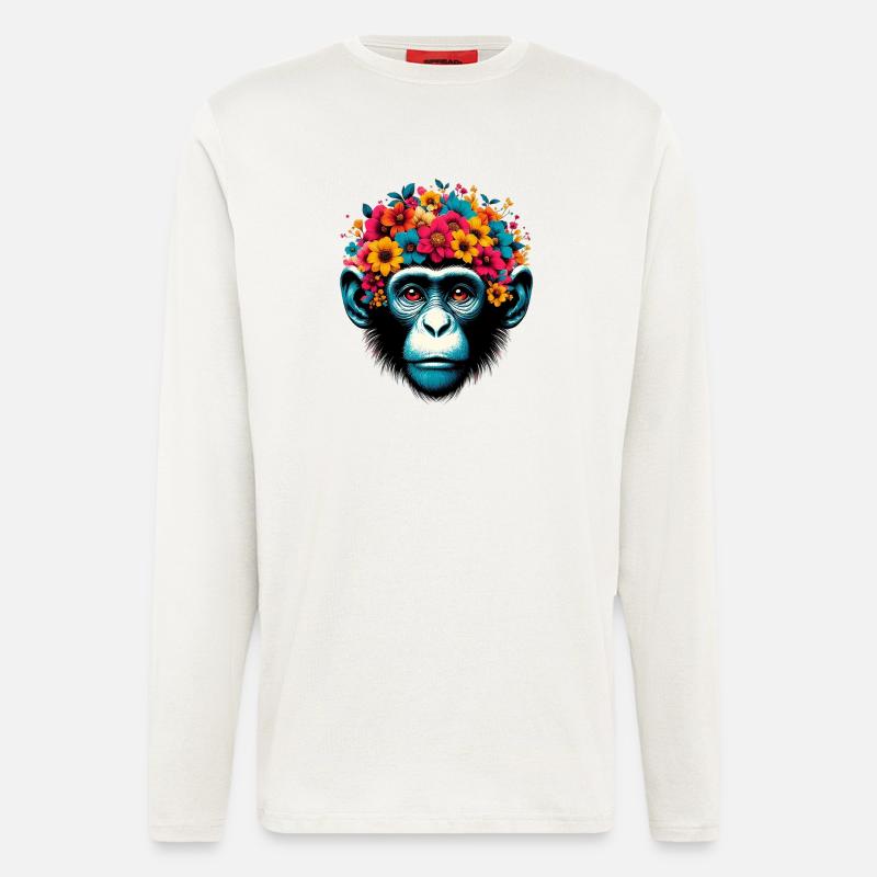 Monkey - Longsleeve - made by SPREAD  - OFF WHITE
