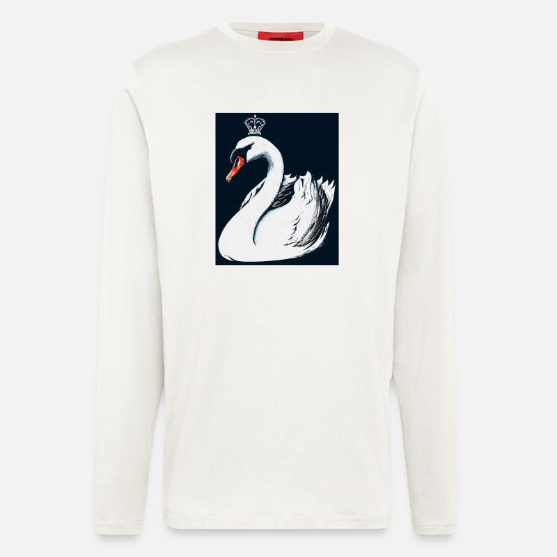 Schwan - Langarmshirt - made by SPREAD  - OFF WHITE