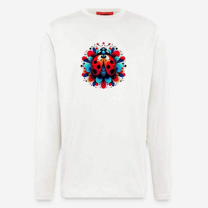 Marienkäfer - Langarmshirt - made by SPREAD  - OFF WHITE
