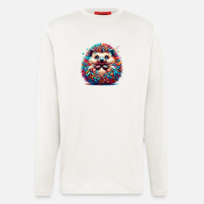 Igel - Langarmshirt - made by SPREAD  - OFF WHITE