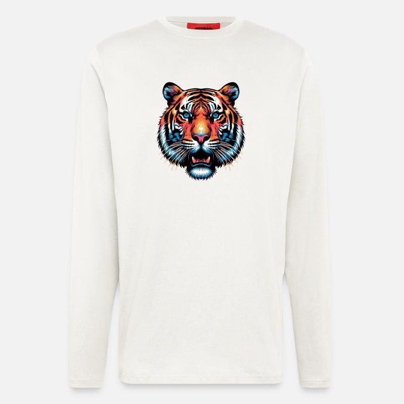 Tiger - Langarmshirt - made by SPREAD  - OFF WHITE