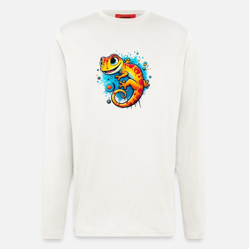 Gecko - Longsleeve - made by SPREAD  - OFF WHITE
