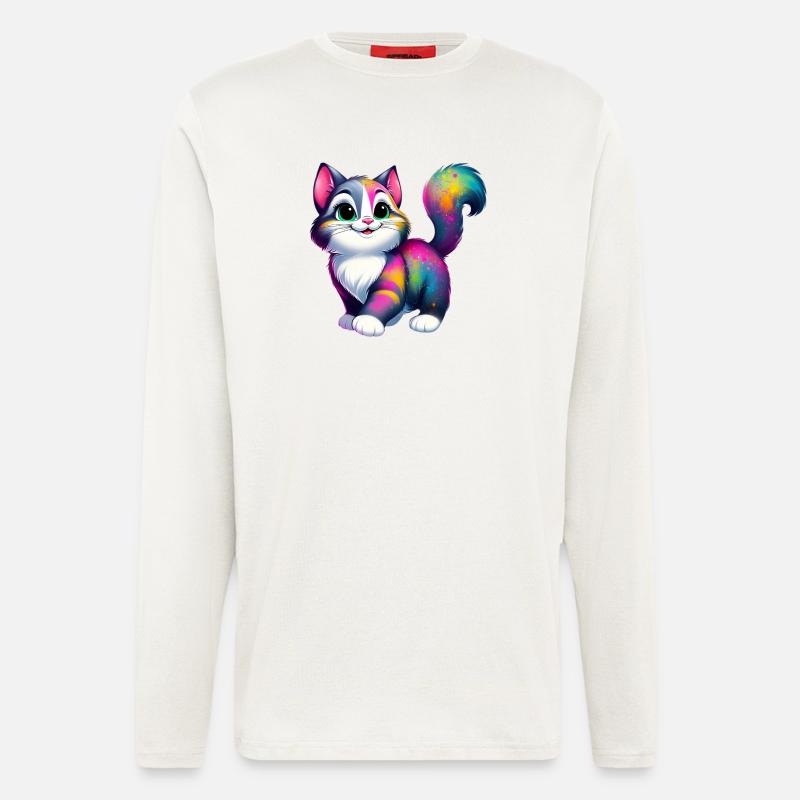 Cat - Longsleeve - made by SPREAD  - OFF WHITE