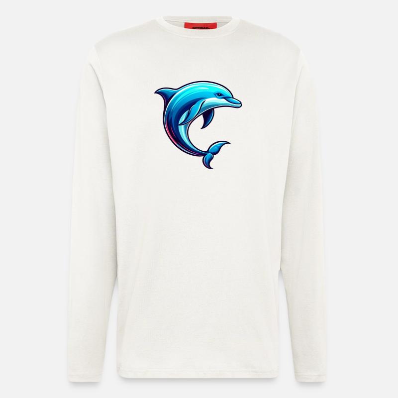 Dolphin - Longsleeve - made by SPREAD - OFF WHITE