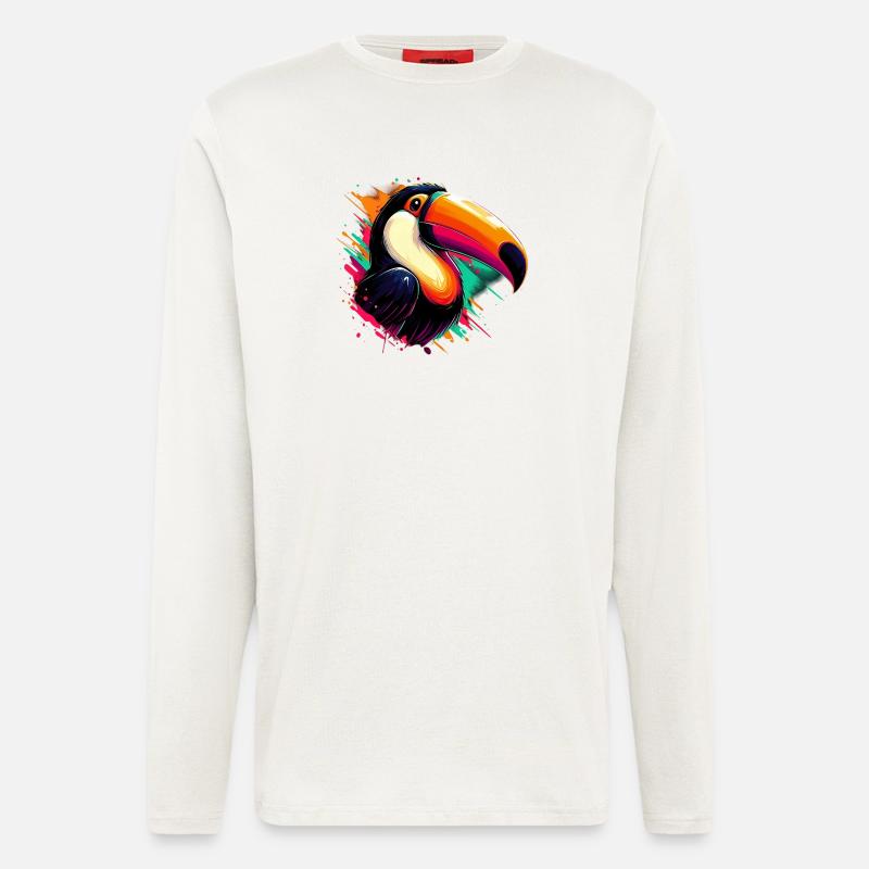 Tukan - Langarmshirt - made by SPREAD  - OFF WHITE