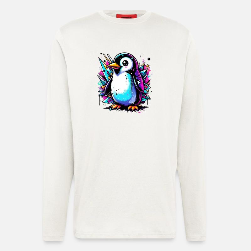 Penguin - Longsleeve - made by SPREAD - OFF WHITE