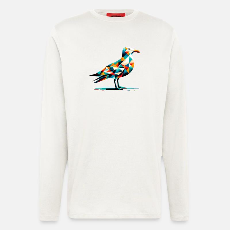 Möwe - Langarmshirt - made by SPREAD  - OFF WHITE