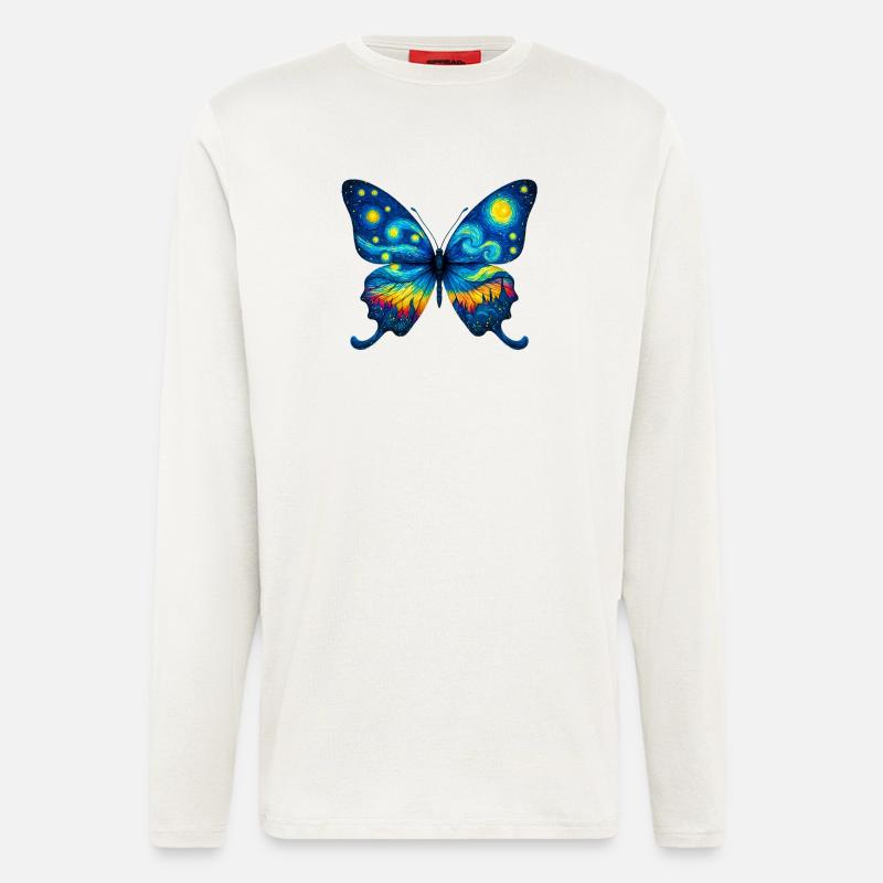 Schmetterling - Langarmshirt - made by SPREAD - OFF WHITE