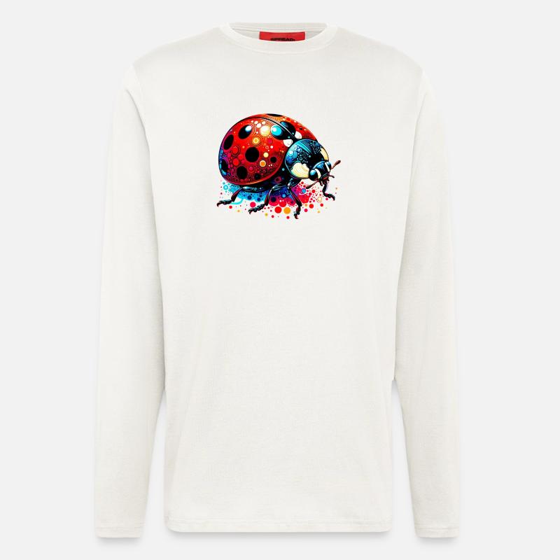 Marienkäfer - Langarmshirt - made by SPREAD  - OFF WHITE