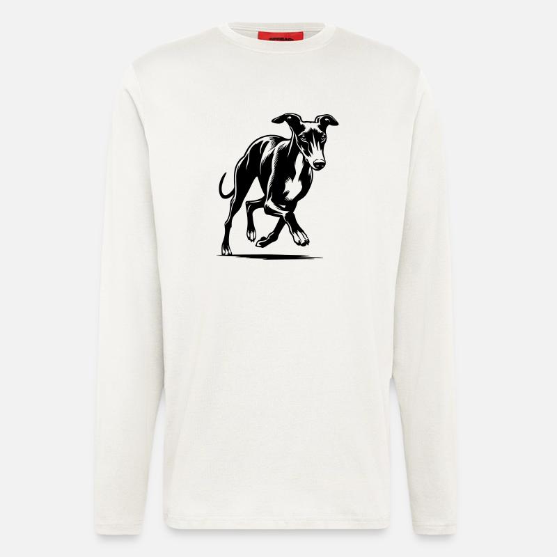 Whippet - Langarmshirt - made by SPREAD  - OFF WHITE