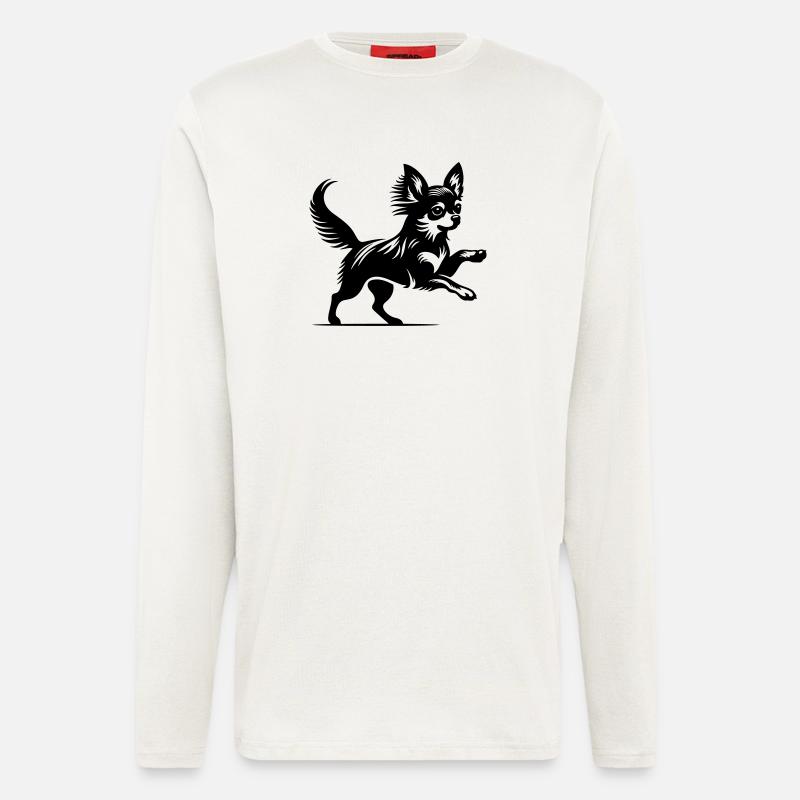 Chihuahua - Langarmshirt - made by SPREAD  - OFF WHITE