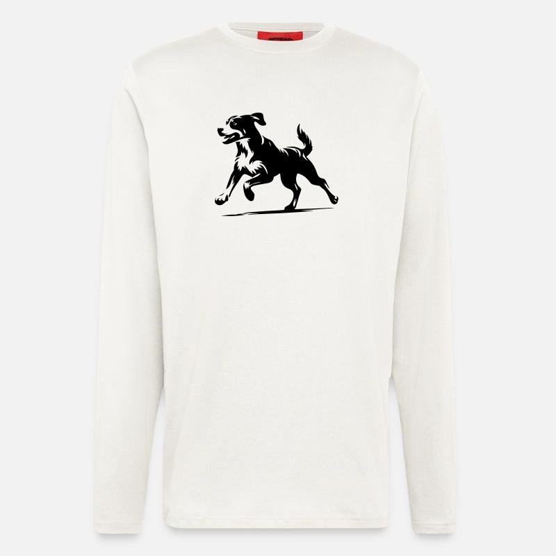 Entlebucher Sennenhund - Langarmshirt - made by SPREAD  - OFF WHITE