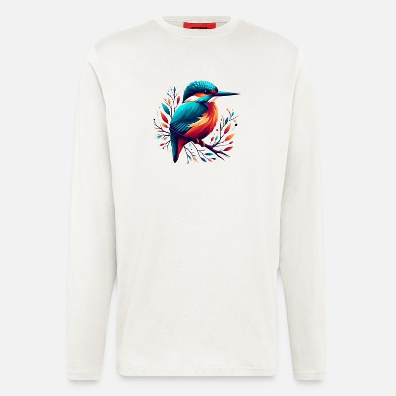 Eisvogel - Langarmshirt - made by SPREAD  - OFF WHITE