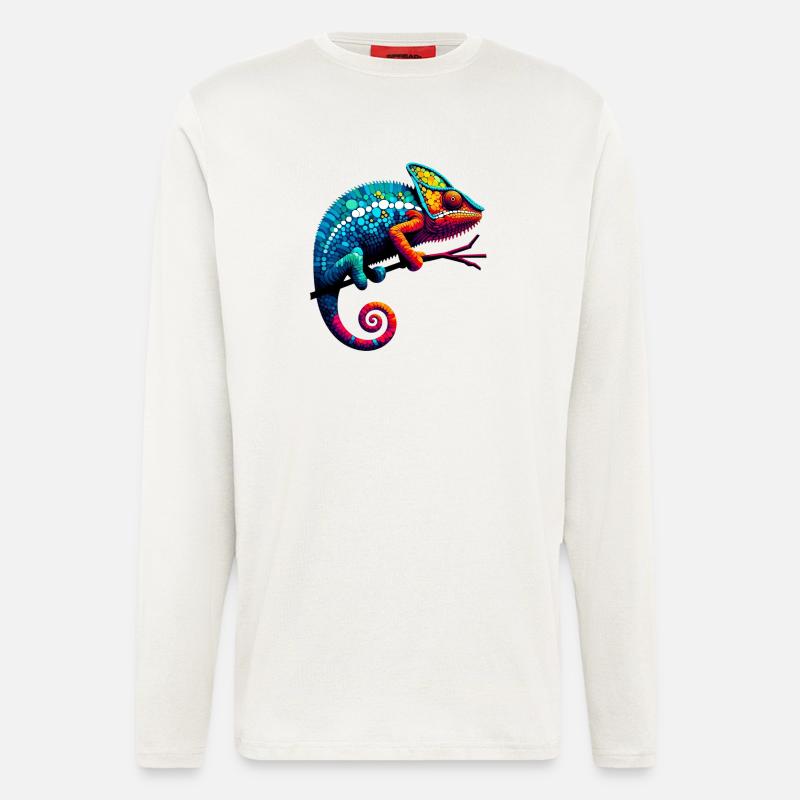 Chameleon - Longsleeve - made by SPREAD - OFF WHITE