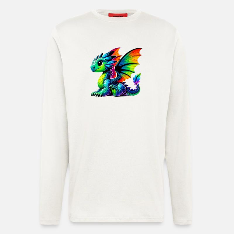 Drache - Langarmshirt - made by SPREAD  - OFF WHITE