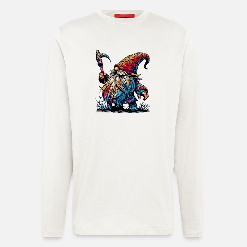 Gnom - Langarmshirt - made by SPREAD  - OFF WHITE